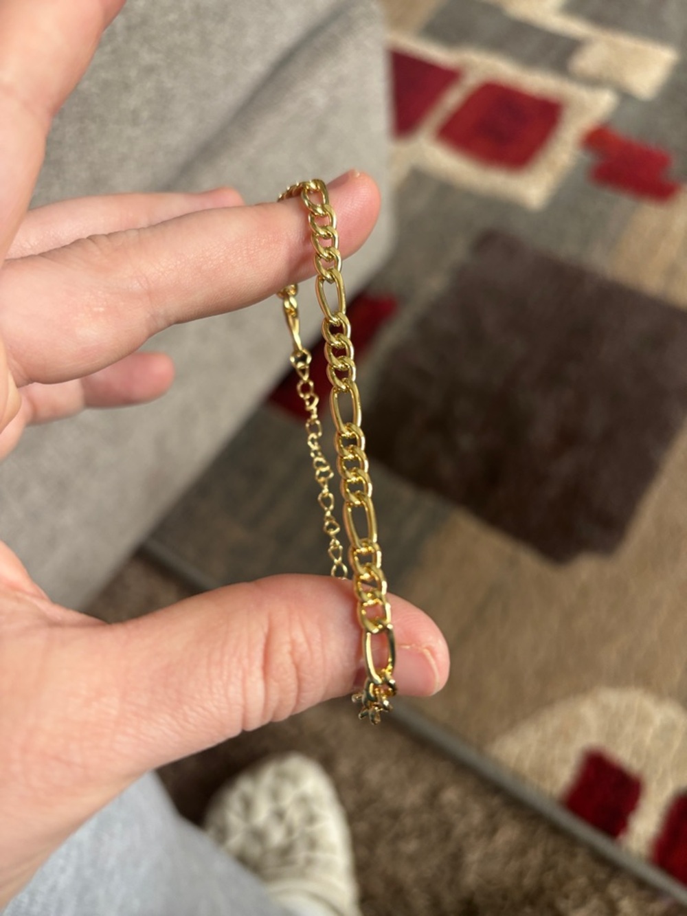 Gold Tone Chain Bracelet